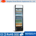 420L Commercial Glass Door Soft Drink Display Refrigerator Showcase